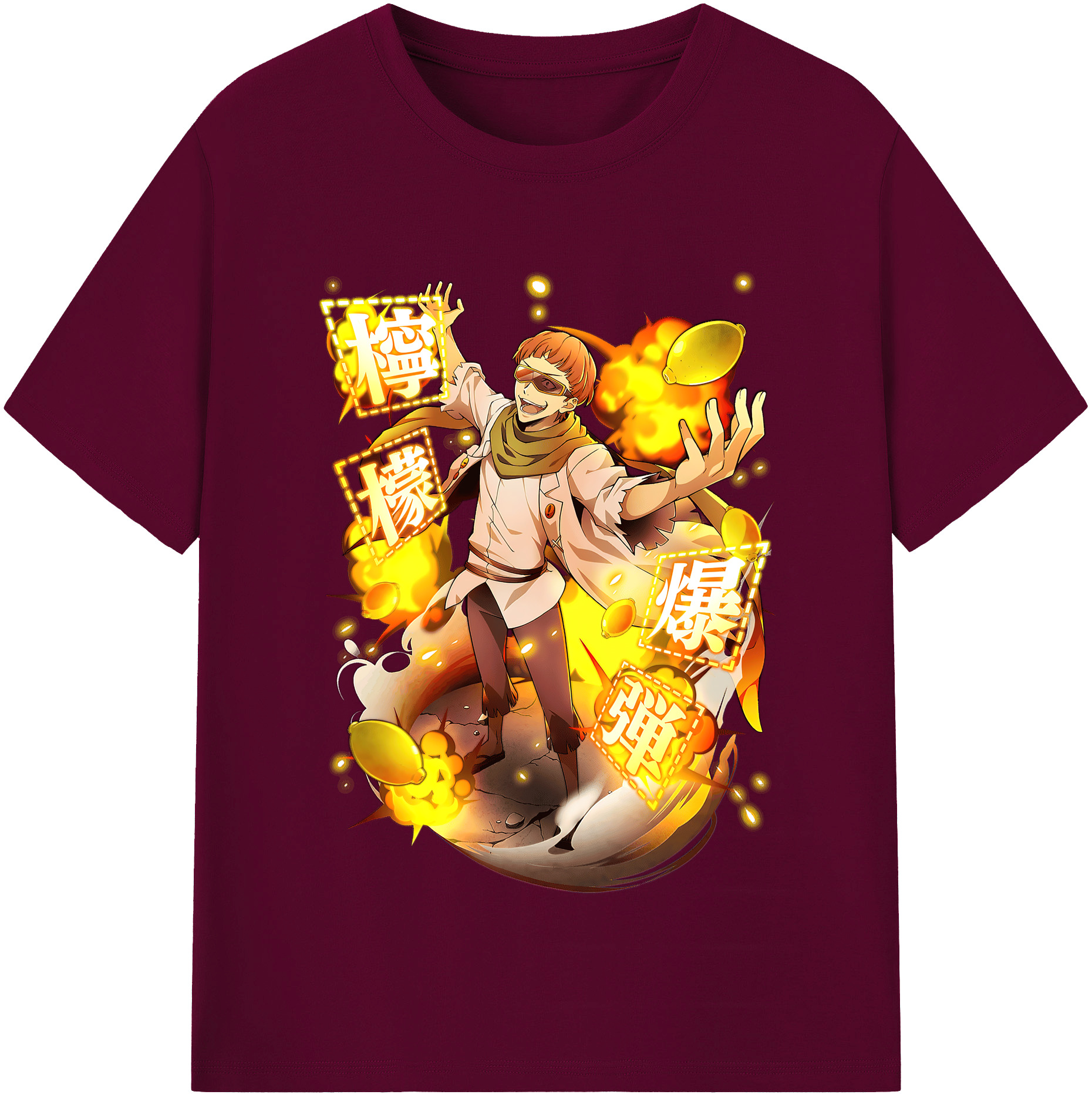 （画像用） 文豪ストレイドッグス Bungo Stray Dogs レディースカジュアルプリントTシャツ（綿100％）